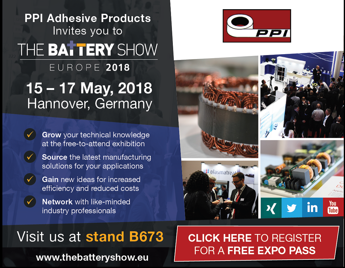 PPI at Battery Show 2018